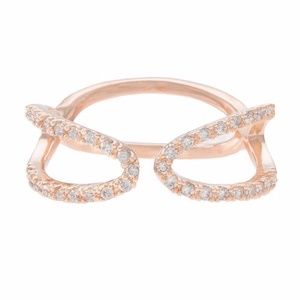 Theia Jewelry | Open Link Ring | Rose Gold